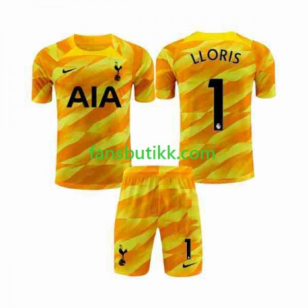 Fotballdrakt Tottenham Hotspur Hugo Lloris 1 Keeper Barn Bortetrøye 2023-2024 Kortermet